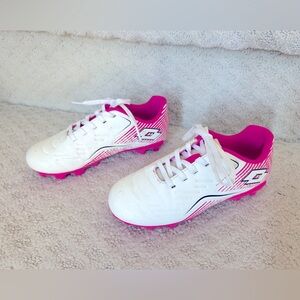 OTTO Pink and White Athletic Cleats